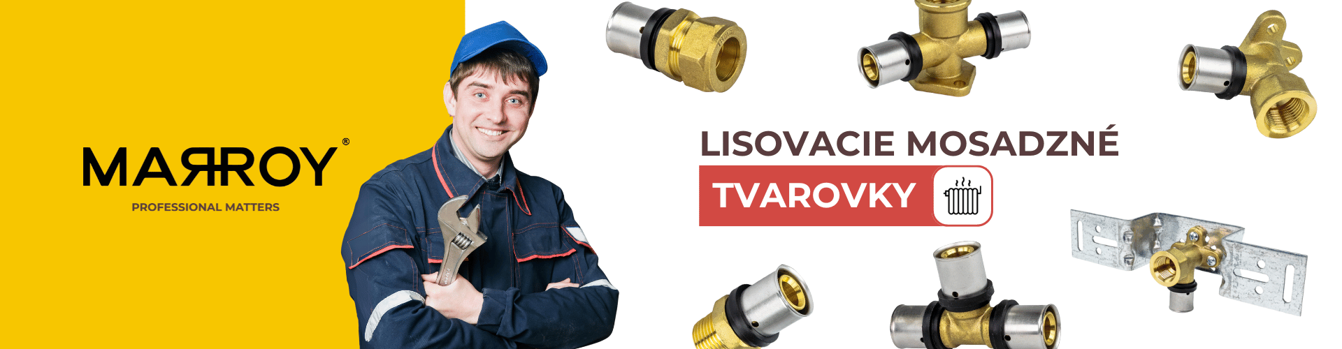 Lisovacie tvarovky mosadzné